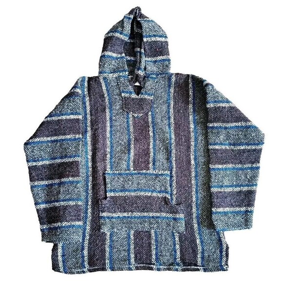 Salttex Baja Hoodie Men's Size Medium Multicolor Pullover - Picture 1 of 8